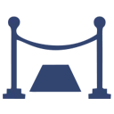 Luxury entrance lobby icon