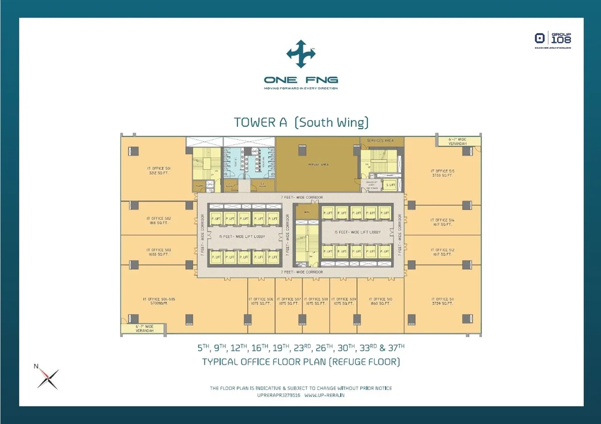 Group 108 One FNG Office Tower A refuge plan