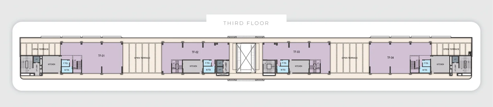 GYGY FIVEO third floor plan